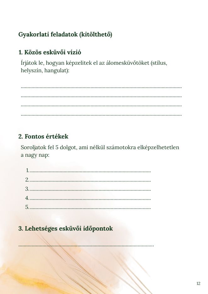 Gyakorlati feladatok